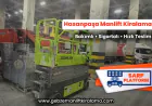 Hasanpaşa Manlift Kiralama