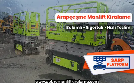 Arapçeşme Manlift Kiralama
