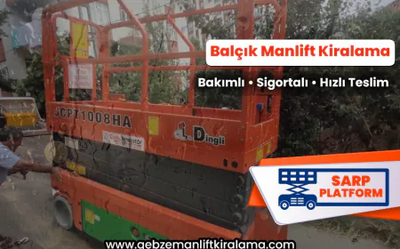 Balçık Manlift Kiralama