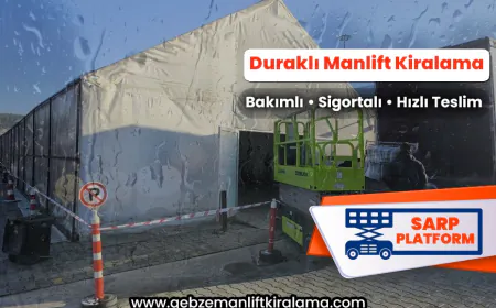 Duraklı Manlift Kiralama