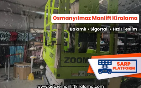 Osmanyılmaz Manlift Kiralama