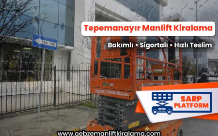 Tepemanayır Manlift Kiralama