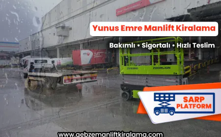 Yunus Emre Manlift Kiralama