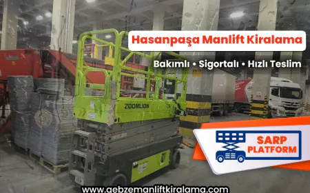 Hasanpaşa Manlift Kiralama