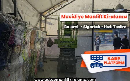 Mecidiye Manlift Kiralama