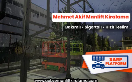 Mehmet Akif Manlift Kiralama