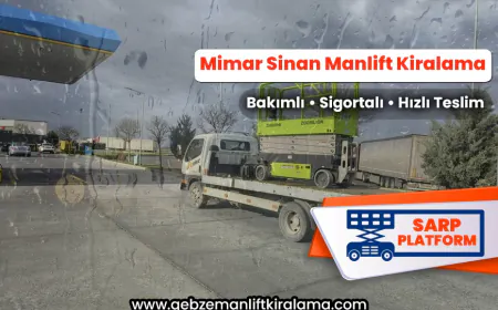 Mimar Sinan Manlift Kiralama