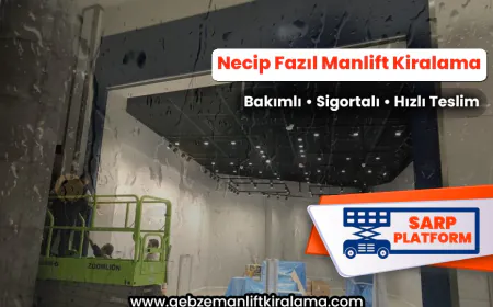 Necip Fazıl Manlift Kiralama