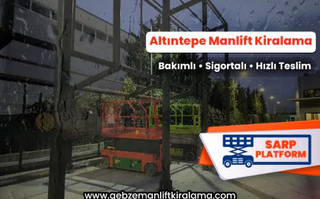 Altıntepe Manlift Kiralama