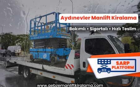 Aydınevler Manlift Kiralama