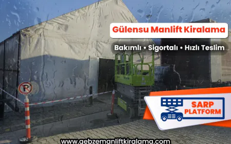 Gülensu Manlift Kiralama