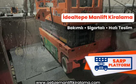 İdealtepe Manlift Kiralama