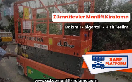 Zümrütevler Manlift Kiralama