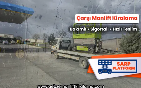 Çarşı Manlift Kiralama