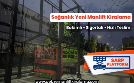 Soğanlık Yeni Manlift Kiralama