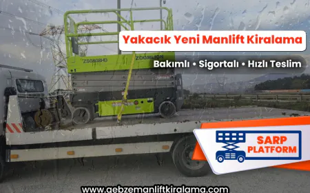 Yakacık Yeni Manlift Kiralama