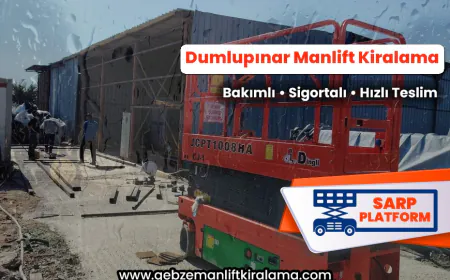 Dumlupınar Manlift Kiralama