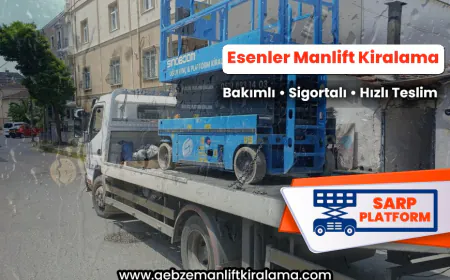 Esenler Manlift Kiralama