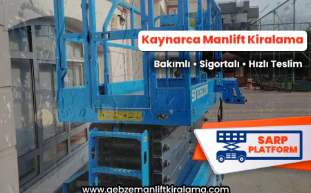 Kaynarca Manlift Kiralama