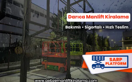 Darıca Manlift Kiralama