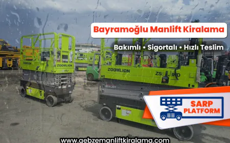 Bayramoğlu Manlift Kiralama