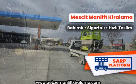 Mescit Manlift Kiralama