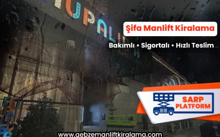 Şifa Manlift Kiralama
