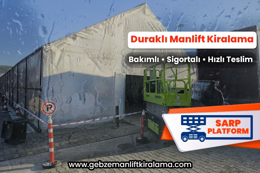 Duraklı Manlift Kiralama